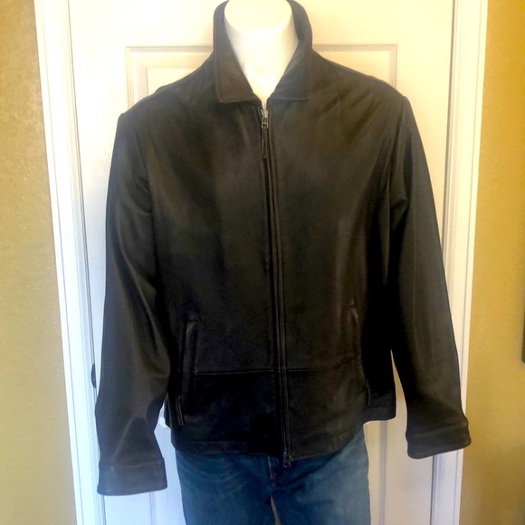 MURANO Lambskin Jacket Brown Awesome - Sz L Jackets & Coats